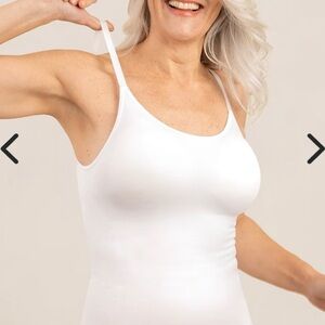 Shapermint White Shapewear Camisole XL